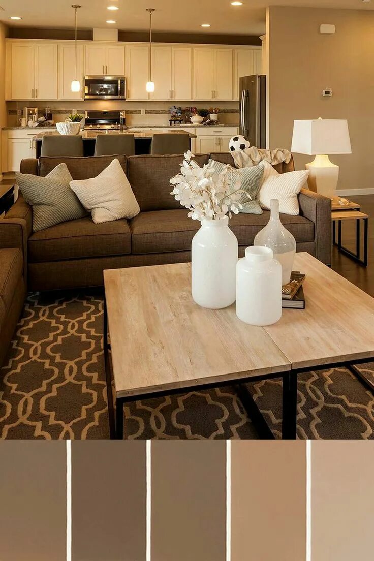 Карамельный цвет в интерьере сочетание Pin en Color schemes colour palettes Decoración de sofá marrón, Colores para sal