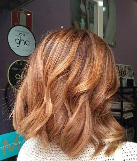 Карамельный цвет волос каре фото 15+ wunderschöne Frisuren für kurzes bis mittellanges Haar Hair styles, Long hai