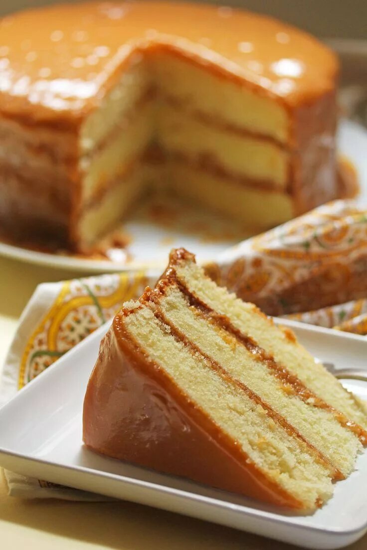 Карамельный торт рецепт с фото пошагово Real Deal Caramel Cake Recipe Southern desserts, Southern caramel cake, Cake rec