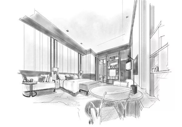 Карандаш дизайн студия Rate:B&W Perspective A3 Price is 150-200USD 22*****@***** Interior design studen