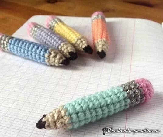 Карандаш крючком схемы амигуруми Цветные карандаши крючком. Схема Amigurumi pattern, Crochet patterns, Free croch