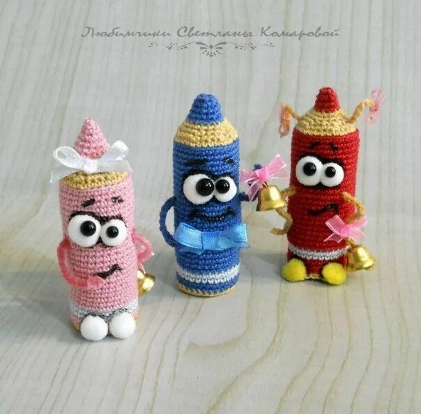 Карандаш крючком схемы амигуруми Мир вязанных игрушек. Амигуруми.. Запись со стены. Вязаные игрушки, Амигуруми, С