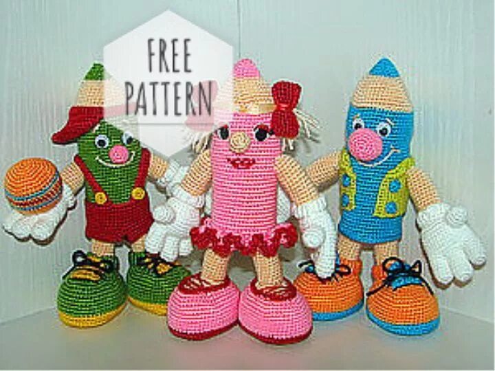 Карандаш крючком схемы амигуруми Amigurumi Pencil Toy Pattern Stuffed toys patterns, Pattern, How to start knitti