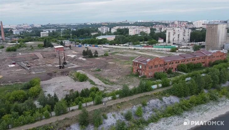 Карандашная фабрика город томск фото Строительство началось на территории бывшей "карандашки" в Томске - РИА Томск