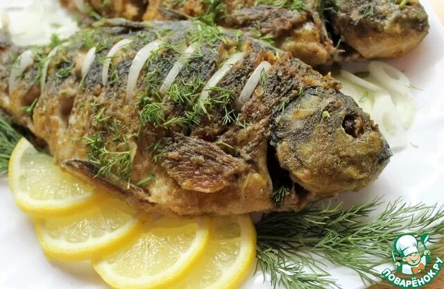 Карась в духовке рецепты с фото целиком Жареные караси - кулинарный рецепт