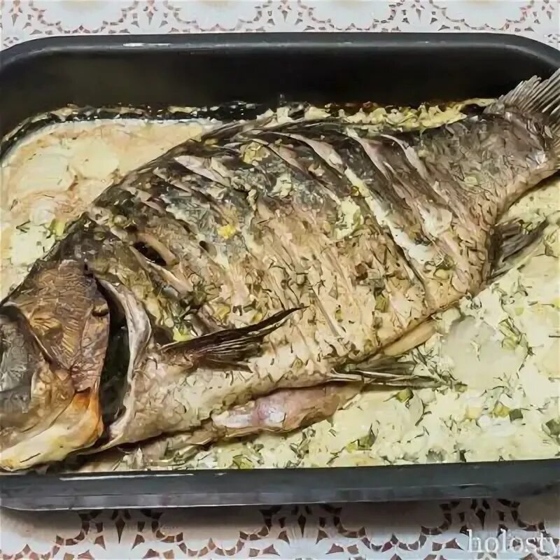 Карась в духовке со сметаной фото Страница 122: Блюда из помидоров, 13363 вкусных рецепта с фото Алимеро