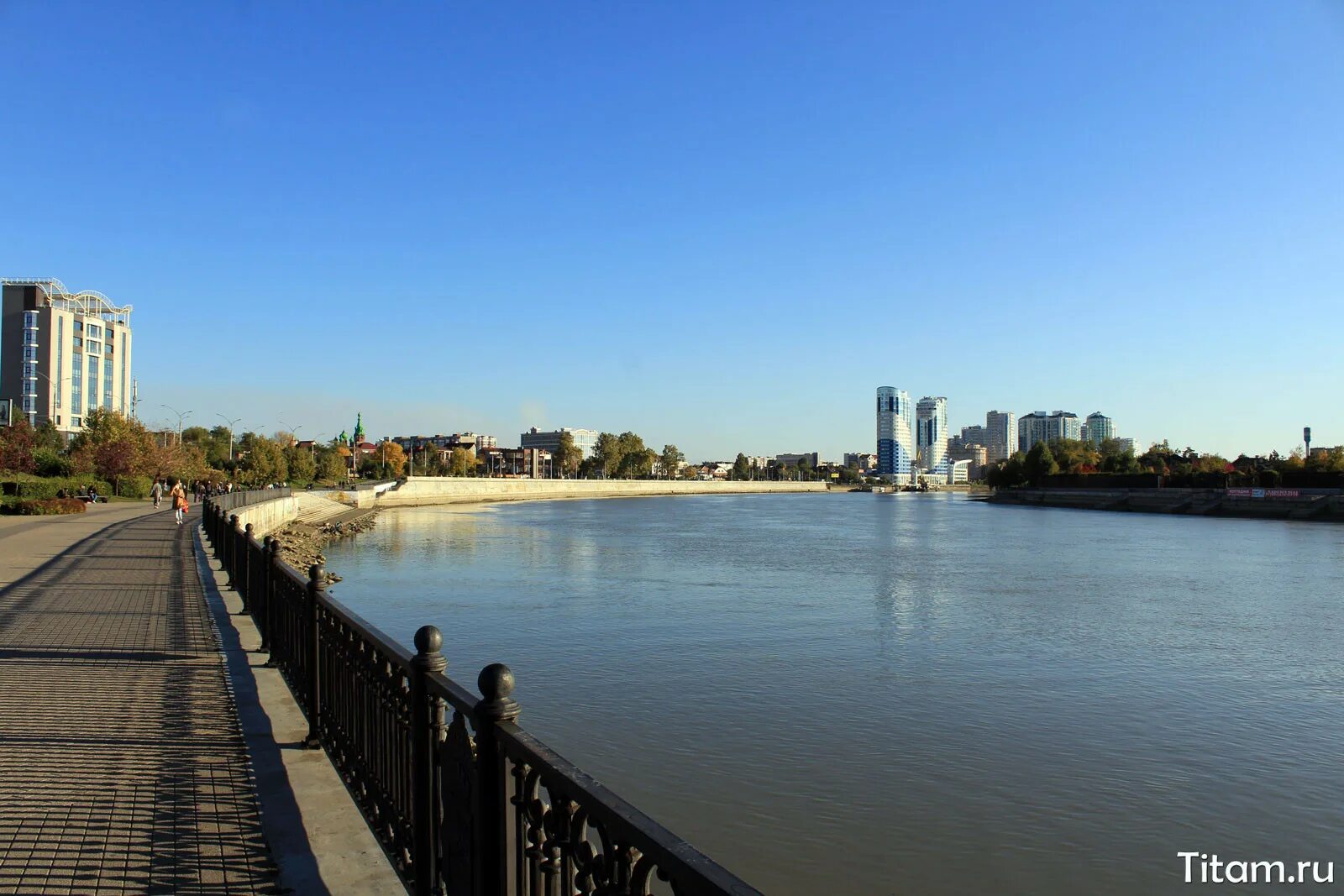 Карасунская набережная краснодар фото Кубанская набережная в Краснодаре Titam.ru