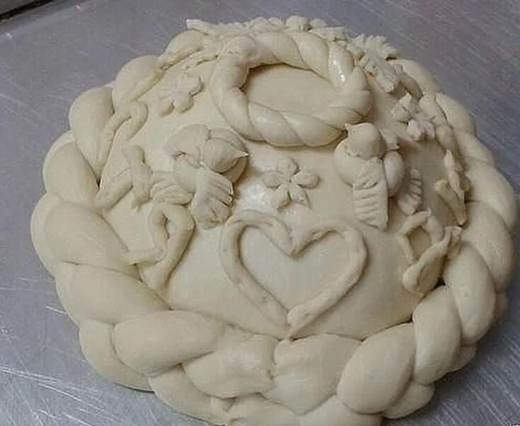 Каравай своими руками в домашних условиях Bread 'art' Самодельный хлеб, Идеи для блюд, Вкусняшки