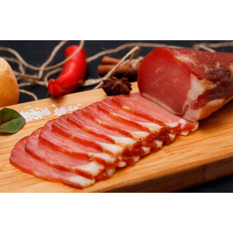 Карбонат мясо фото Карбонад сыровяленый Lomo нарезка ТМ ... МТ Доставка