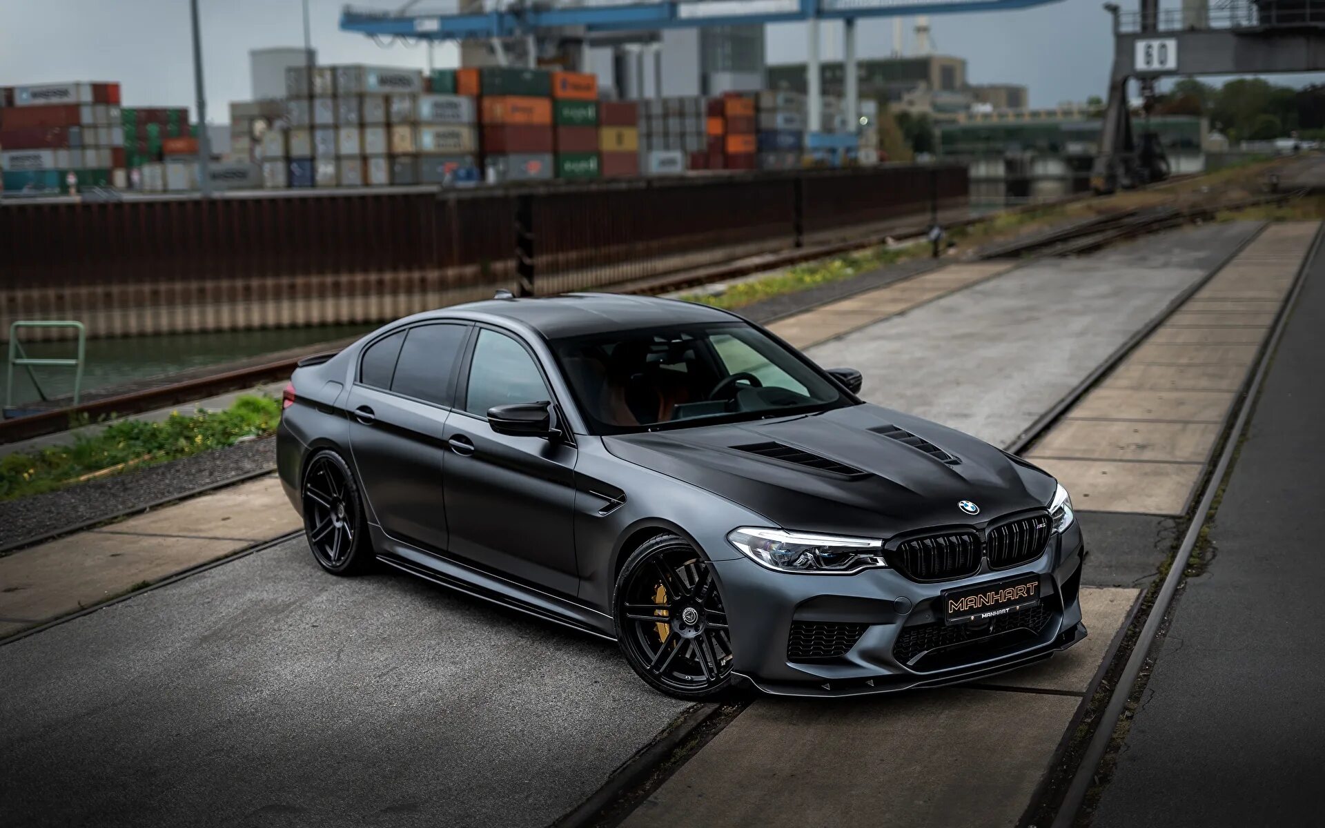 Карбоновый тюнинг на бмв м5 ф90 Обои для рабочего стола BMW M5 Manhart V8 F90 2019 MH5 1920x1200