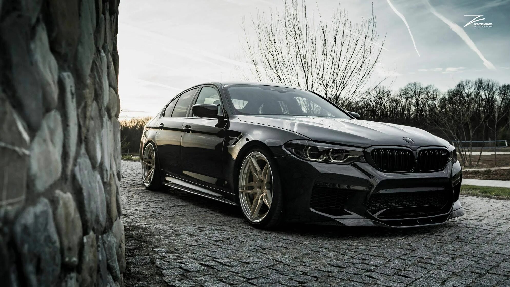 Карбоновый тюнинг на бмв м5 ф90 BMW M5 F90 Black Z Performance ZP.FORGED 21 Wheel Wheel Front