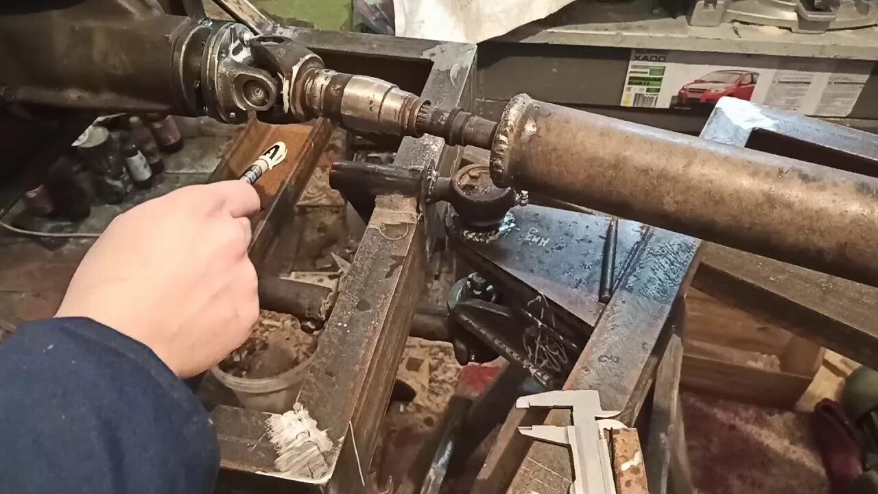 Кардан самодельного трактора Кардан ??? Самодельный трактор минитрактор Homemade tractor - YouTube