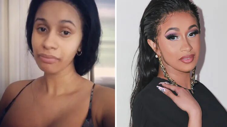 Карди би фото без макияжа Cardi B Ohne Make Up : 5 Pictures Of Cardi B Without No Makeup Myregistrywedding
