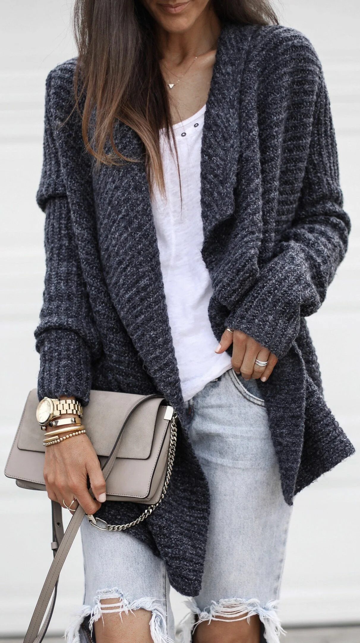 Кардиган модные фото Buy gray cardigan outfit cheap online