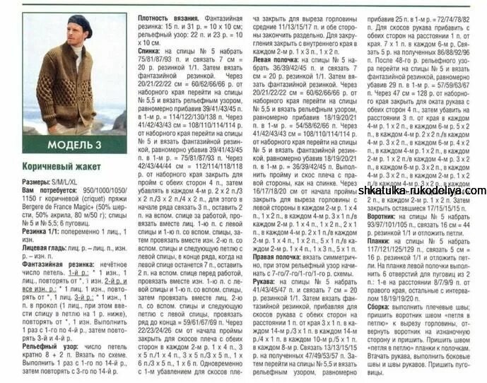 Кардиган мужской схемы вязания спицами Коричневый жакет для мужчин спицами. Стильный жакет для мужчин с пуговицами Шкат