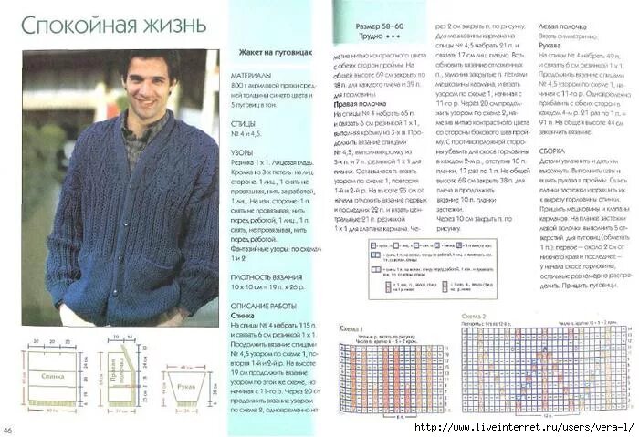 Кардиган мужской спицами схемы Кардиган мужской вязаный спицами описание: найдено 90 изображений