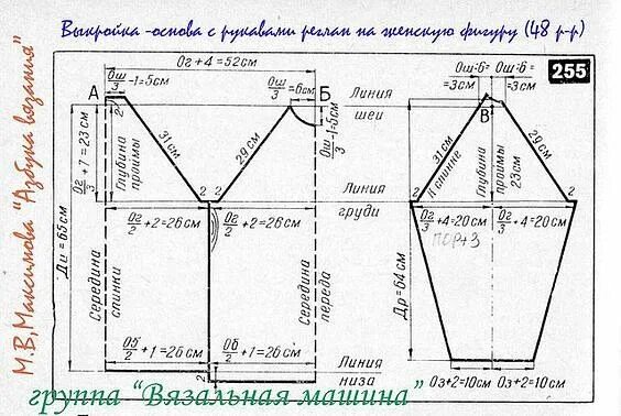 Кардиган с рукавом реглан выкройка Уверена, каждая из вас пользуется своим ,удобным методом построения выкроек.У ме