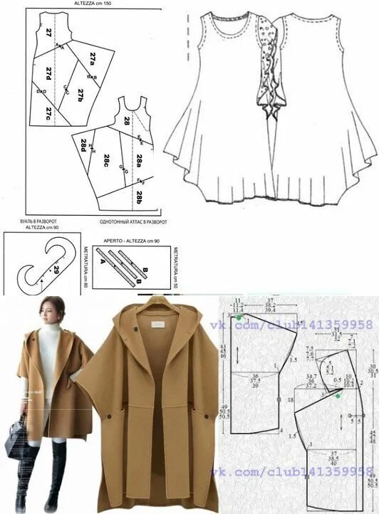 Кардиган своими руками без выкройки быстро Шьём сами Fashion sewing, Diy clothes patterns, Fashion