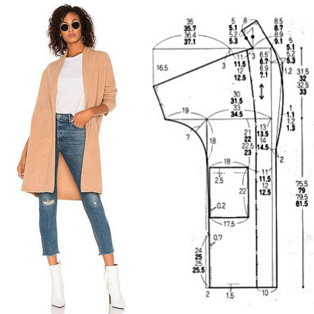 Кардиган трикотаж женский выкройки выкройки Sewing clothes women, Clothes sewing patterns, Dress sewing patterns