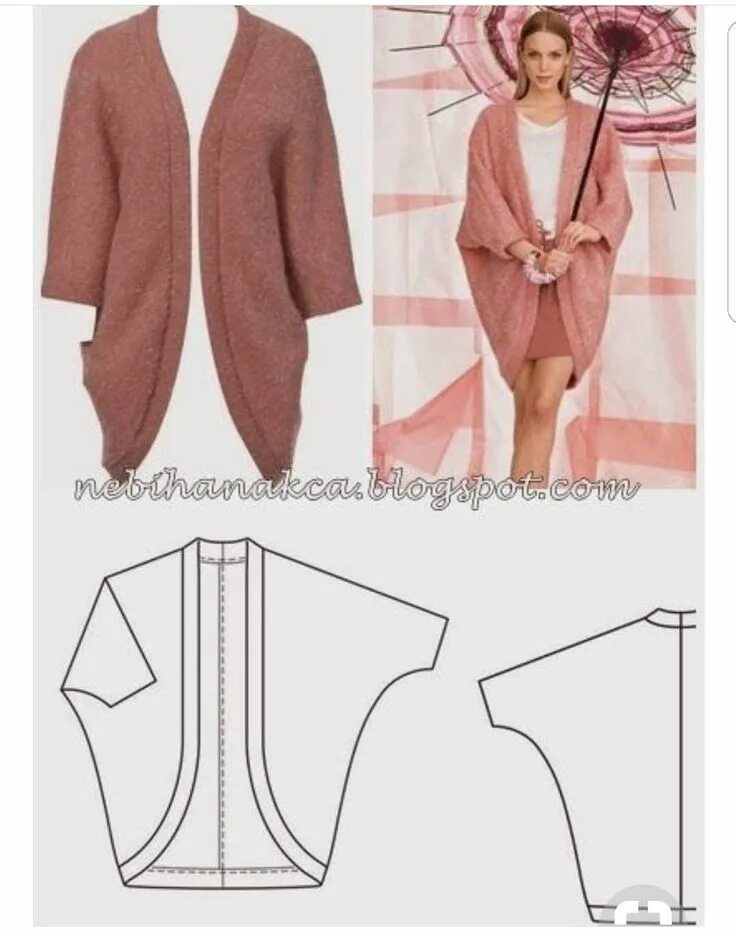 Кардиган выкройка скачать Pin on 0 Blazer Dress sewing patterns, Kimono sewing pattern, Fashion design clo