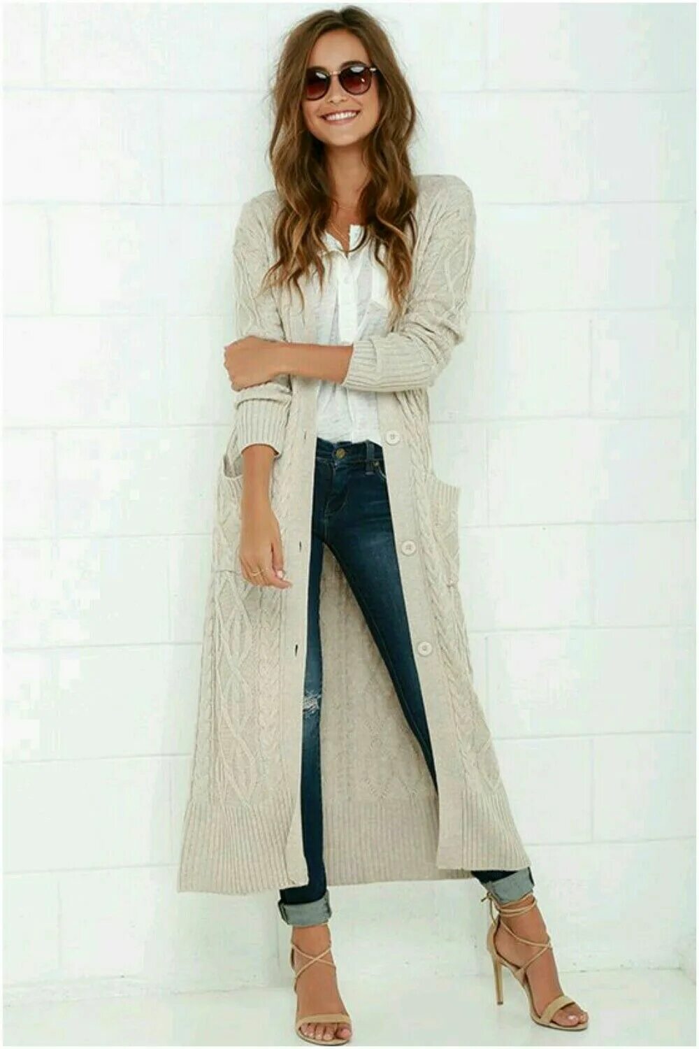 Кардиган женский с чем носить 2024 тренд Pin on Estilo femenino Fall fashion coats, Beige long cardigan, Autumn fashion
