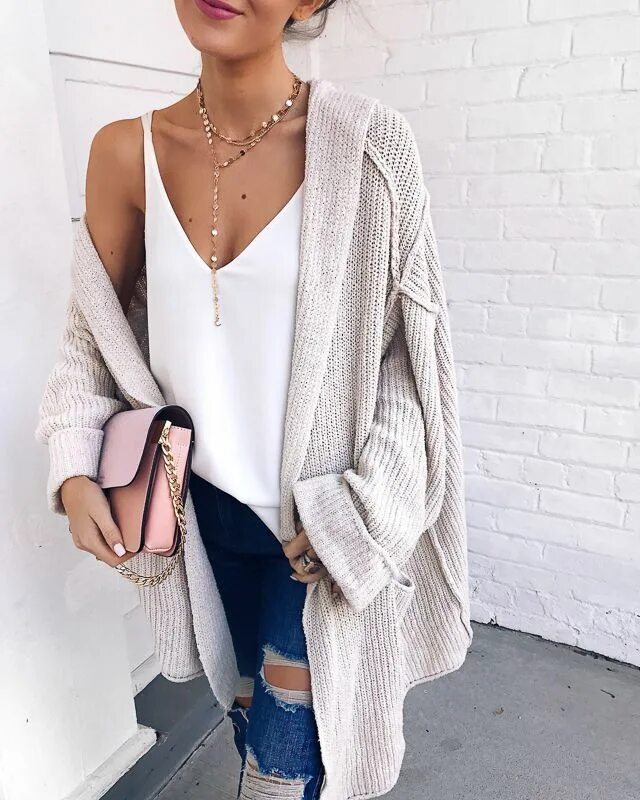 Кардиган женский с чем носить 2024 тренд Instagram Outfits + Sizing Info - Southern Curls & Pearls Womens fashion, Fashio