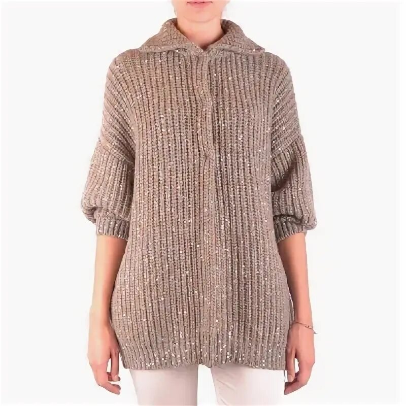 Кардиган женский в стиле брунелло кучинелли Brunello Cucinelli Women's Multicolor Cashmere Cardigan ModeSens