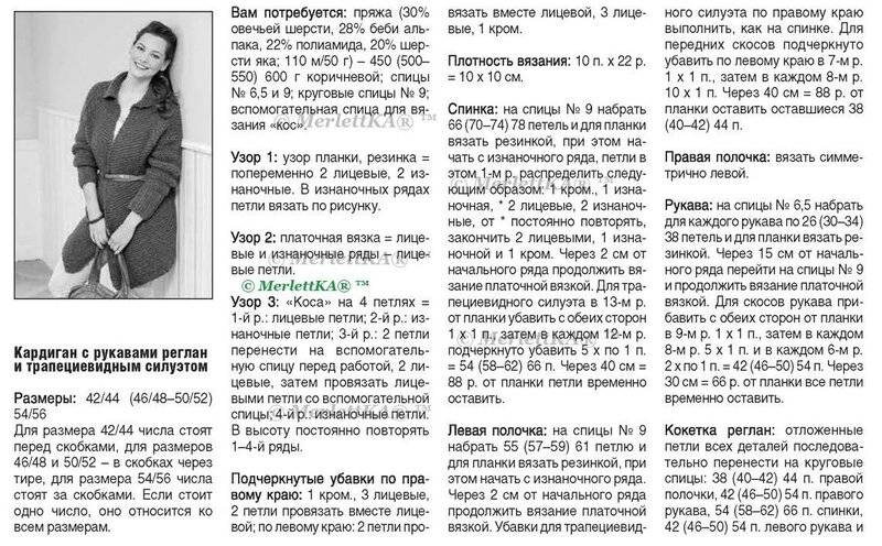 Кардиган женский вязаный спицами схема сверху Вязать кардиган спица женщина описание связывать вязание подробный
