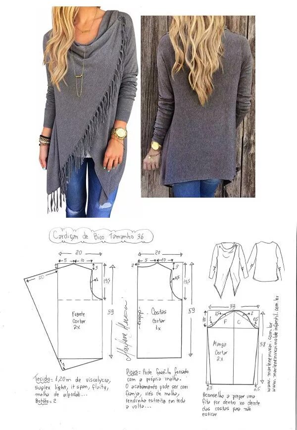 Кардиган женский выкройки сшить Pin on playera Fashion sewing pattern, Fashion sewing, Dress sewing patterns
