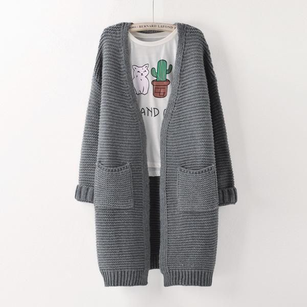 Кардиганы женские стиле Cozy Long Knit Blanket Cardigan Cardigan sweaters for women, Long sweater coat, 