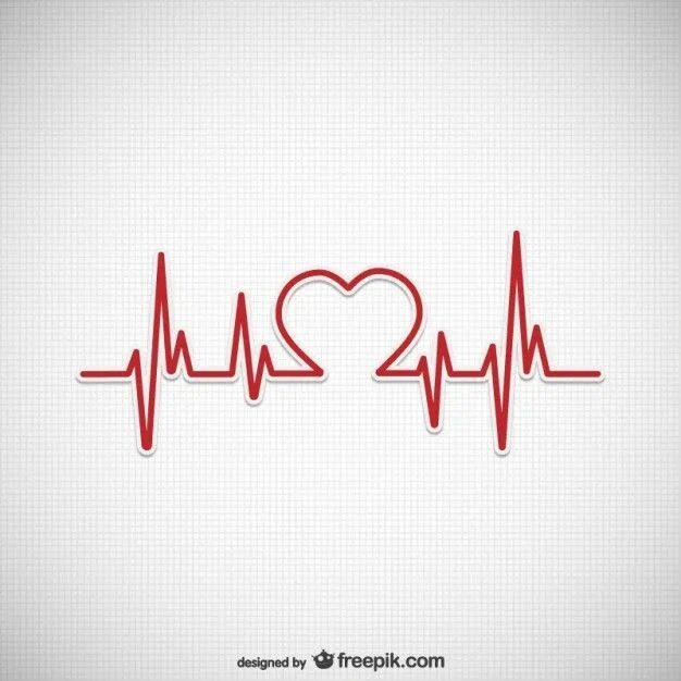 Кардиограмма сердца женщина фото Premium Vector Medical logo Tatuaje linea de vida, Tatuajes para enfermeras, Tat