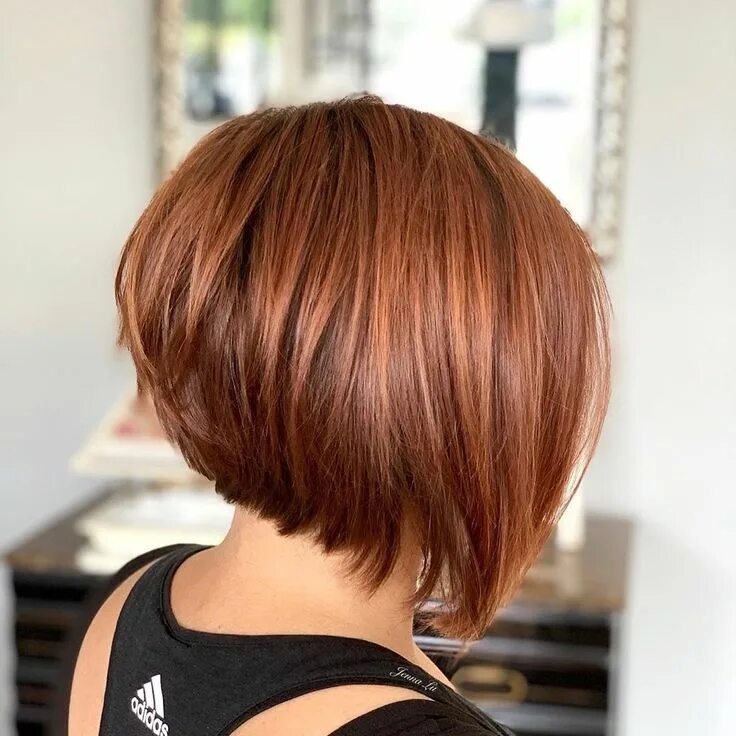 Каре на ножке 2024 фото 23 Perfect Short Bob Haircuts and Hairstyles Stacked bob haircut, Stacked haircu