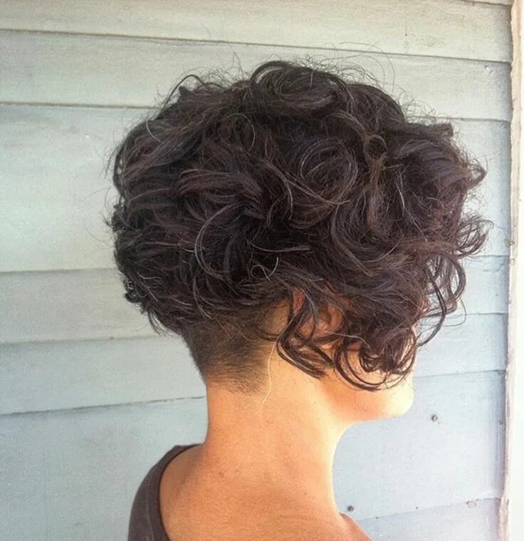 Каре на ножке фото кудрявые волосы Σκαφτο καρε in 2024 Short curly haircuts, Short curly hair, Curly hair styles