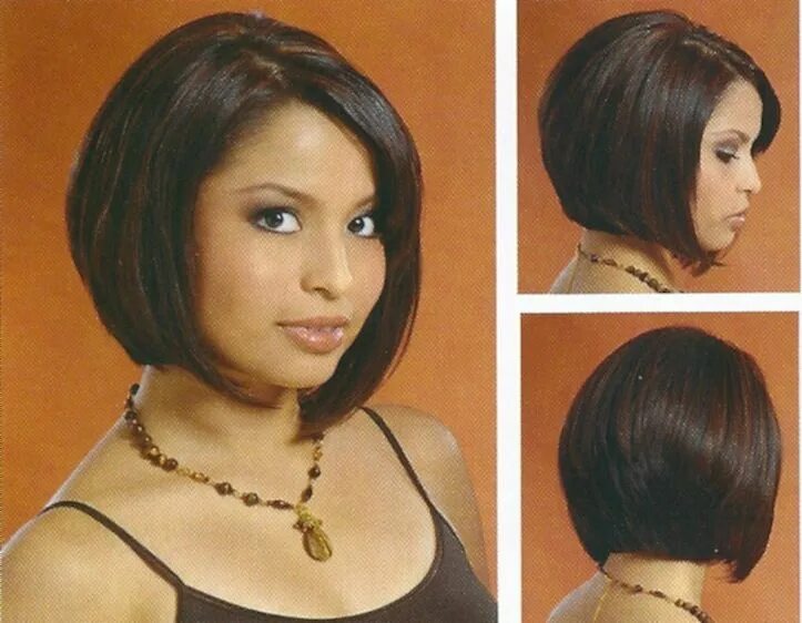 Каре на ножке круглое лицо фото Long in the front Stacked bob haircut, Stacked bob hairstyles, Back of bob hairc