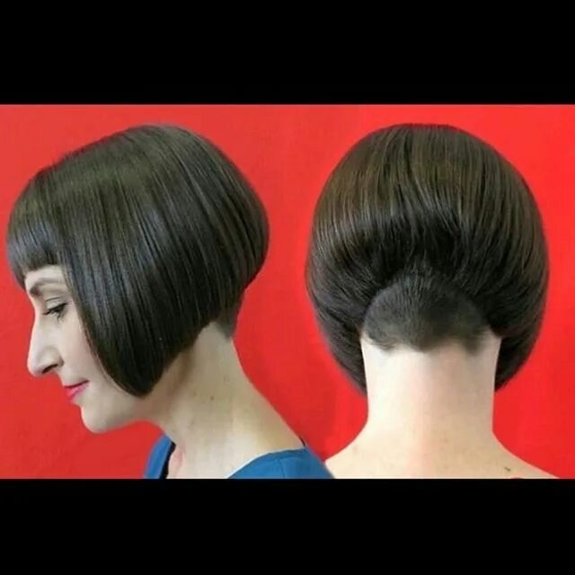 Каре на ножке на волосы фото Pin auf bob hairs
