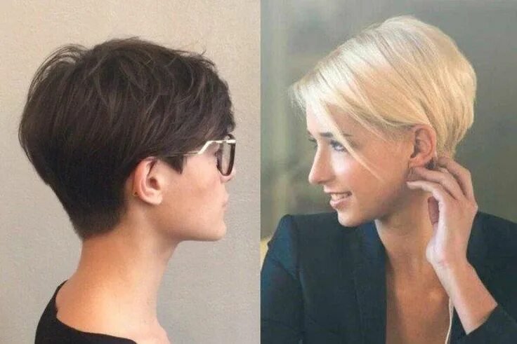 Каре на очень короткие волосы фото Coupe de cheveux Pixie bob : 50 idées de belles coiffures en photos Прически тип