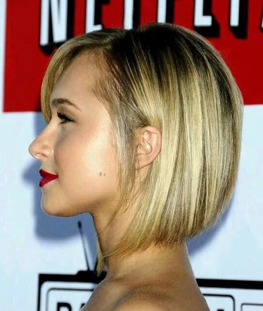 Каре на тонкие волосы 2024 фото Hayden's angled bob Sleek short hair, Hair styles 2014, Short hair styles