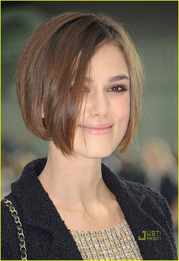 Каре на тонкие волосы фото Keira Knightley: Beautiful Bob! keira knightley short bob 18 - Photo Messy bob h
