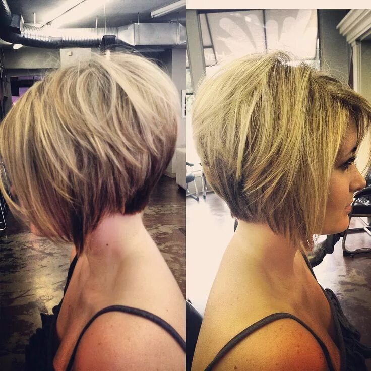 Каре на удлинение фото на короткие short hairstyle victoria beckham graduated bob Стрижка, Прически, Короткие стриж