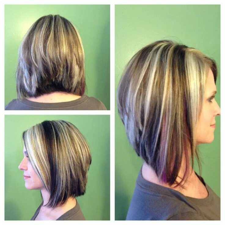 Каре на удлинение с мелированием фото #picturesofbobhaircuts Swing bob haircut, Hair cuts, Thick hair styles