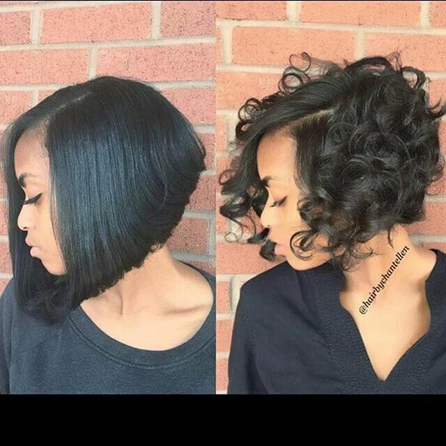 Каре на удлинение сделать прическу @sunnyyydee Curly weave hairstyles, Short curly weave hairstyles, Long hair styl