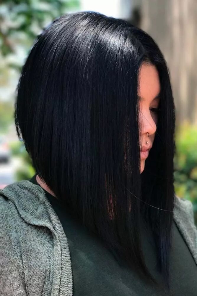 Каре на удлинение волос фото 25 Beautiful Brunette Bob Hair Cut For Your Trendy Look Angled bob hairstyles, B
