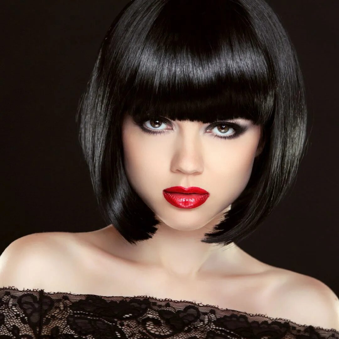 Каре полное стрижка фото с челкой Florida Academy (@flacademy) * Instagram photos and videos Hair styles 2017, Bob