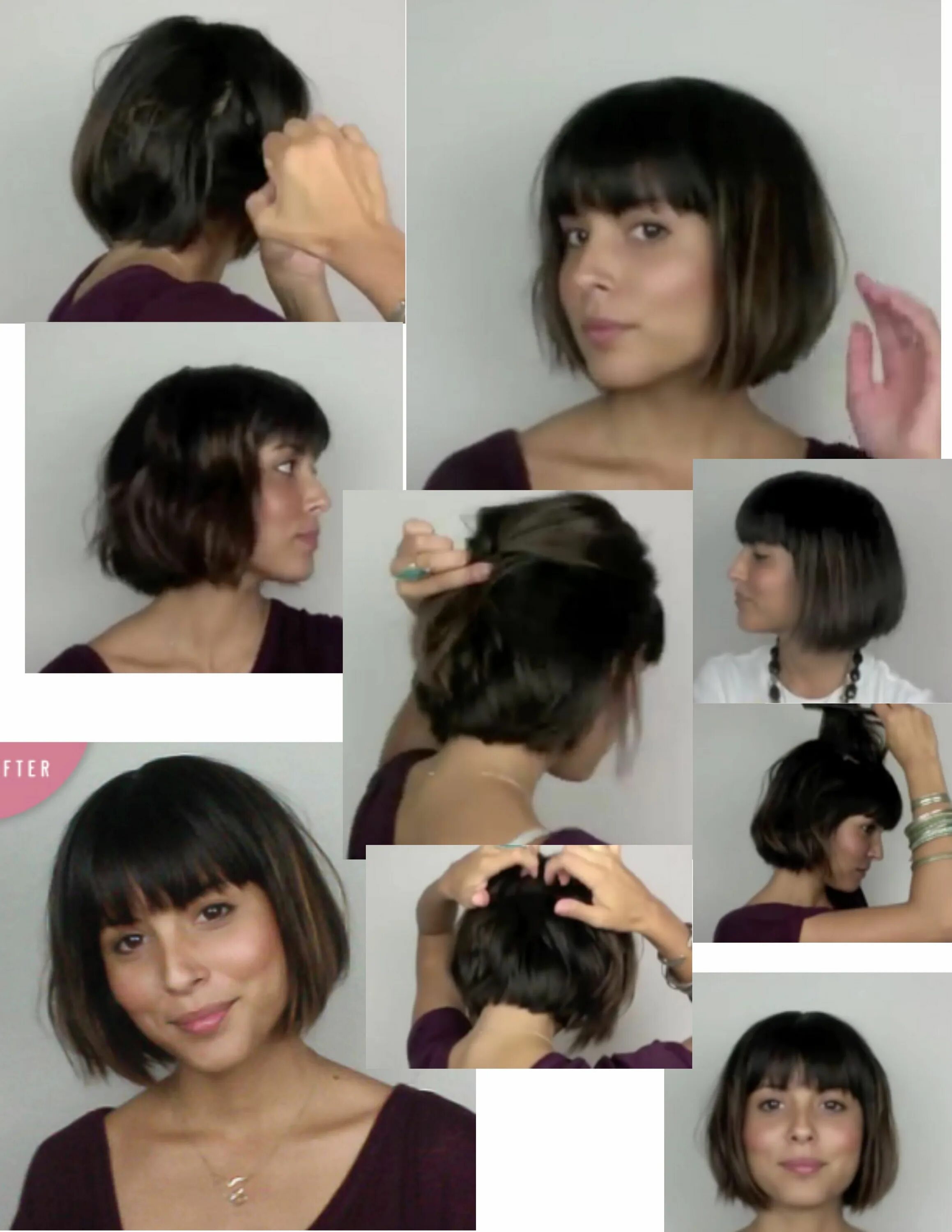 Каре пошаговое фото your hair for sale Hair styles, Short hair styles, Short hair with bangs