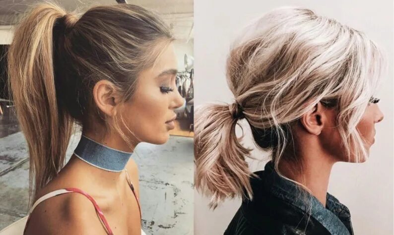 Каре прическа хвостик Прически для волос средней длины - SelfStyler.ru