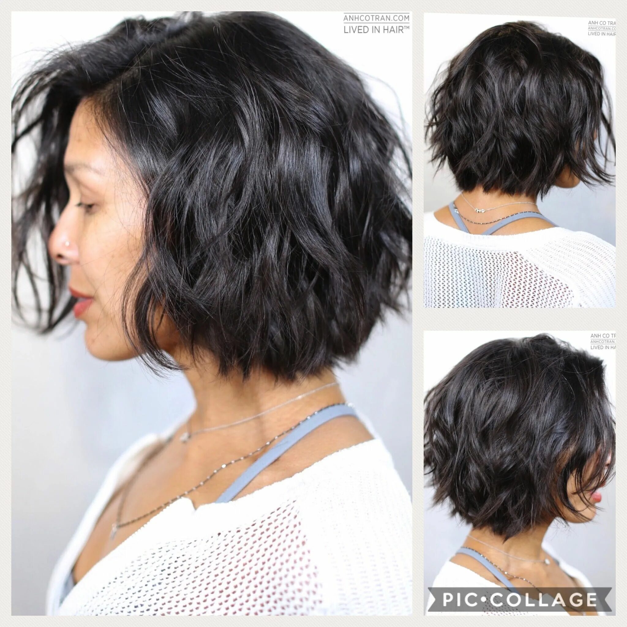 Каре пушистые волосы фото Pin on Hair cuts Haircuts for wavy hair, Wavy bob hairstyles, Short wavy hair