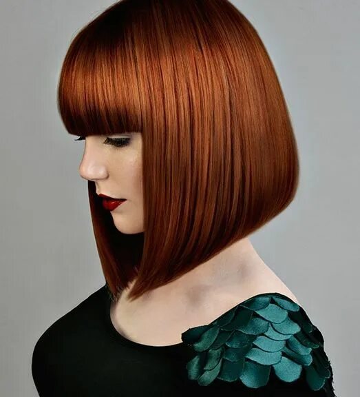 Каре рыжий цвет волос фото Bob hairstyles, Bangs with medium hair, Red bob hair