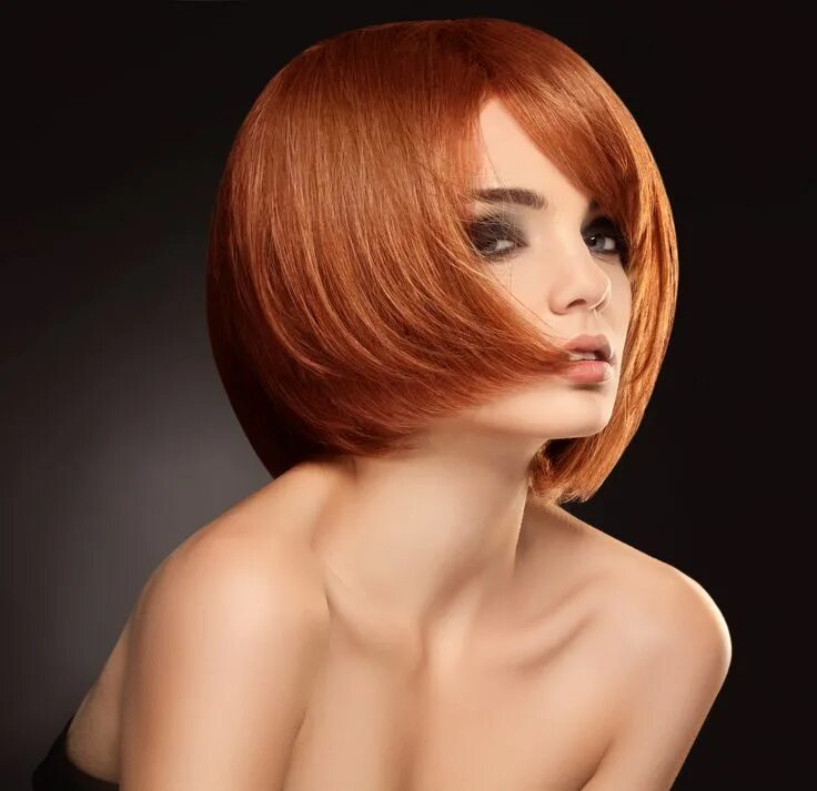 Каре рыжий цвет волос фото Paint the town red using Mastey's fabulous red collection. Duplicate this phenom