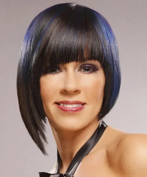 Каре с ассиметричной челкой фото Medium Straight Alternative Hairstyle " Easy to Hairstyles 2014 Acconciature, Ca