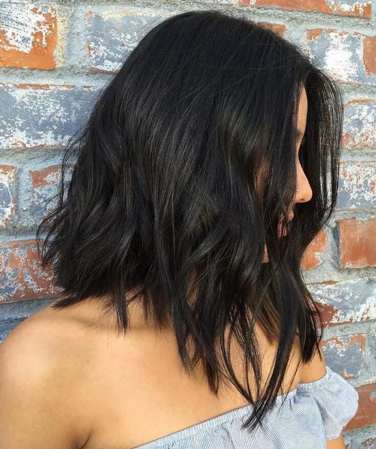Каре с длинными волосами сзади фото 60 Most Beneficial Haircuts for Thick Hair of Any Length in 2024 Siyah saç model